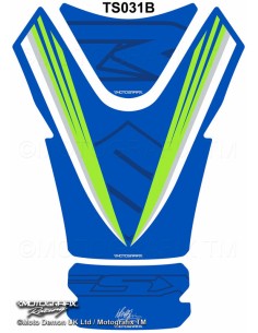 MOTOGRAFIX Tank Pad Blue...