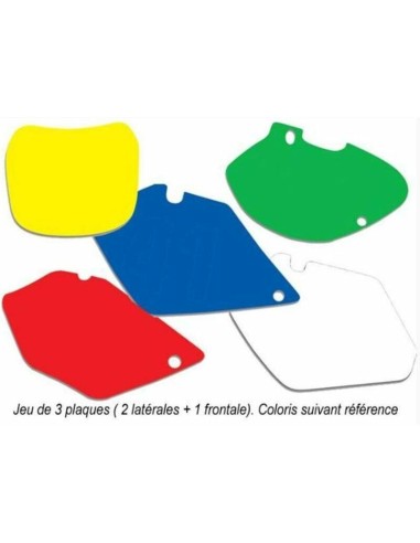 BLACKBIRD Plate Stickers Green Husqvarna