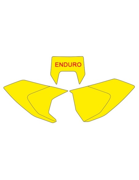 BLACKBIRD Plate Stickers Red Husqvarna TE/FE