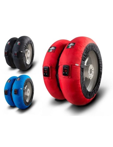 CAPIT Maxima Vision Tire Warmers Size M/XXL (115-120-125/17” / ≥200/60/17”) Red