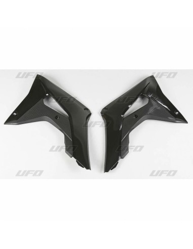 UFO Radiator Covers Black Honda CRF450R