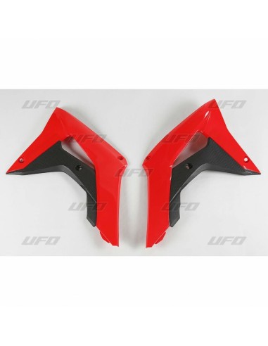 UFO Radiator Covers OEM Color 2017 Red/Black Honda CRF450R