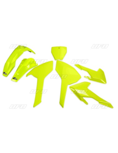 UFO Front Number Plate Neon Jaune Honda CRF450R/RX