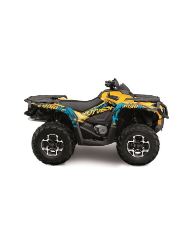 KUTVEK Rotor Graphic Kit Yellow Can-Am Outlander Max