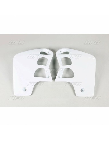 UFO Radiator Covers White Honda CR500R