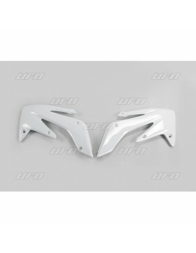 UFO Radiator Covers White Honda CRF250X/R