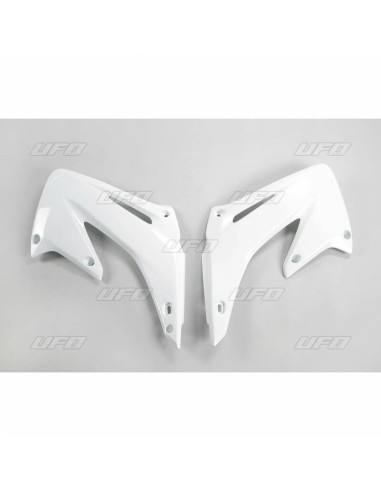 UFO Radiator Covers White Honda CR125R/250R