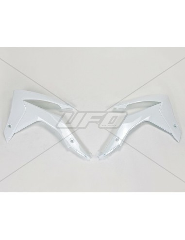 UFO Radiator Covers White Honda CRF250R/450R