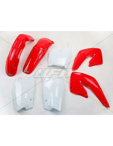 UFO Plastic Kit OEM Color Red/White Honda CR125R/250R