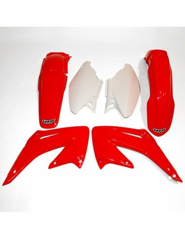 Kit plastic UFO Culoare OEM Roșu/Alb Honda CR125R/250R