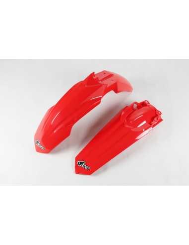 Set Aripa Fata si Spate UFO OEM Culoare Rosu Honda CRF450R