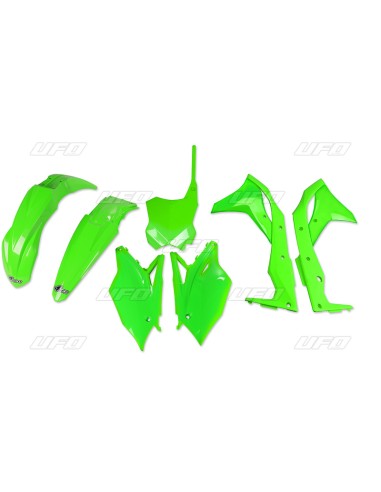 Kit plastic UFO Verde neon Kawasaki KX250F