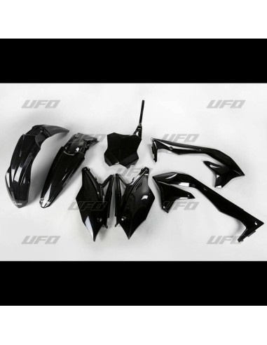 Kit plastic UFO Negru Kawasaki KX450F