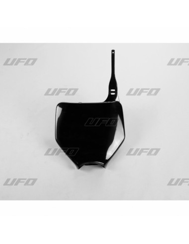 UFO Front Number Plate Black Kawasaki