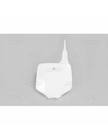 UFO Front Number Plate White Kawasaki