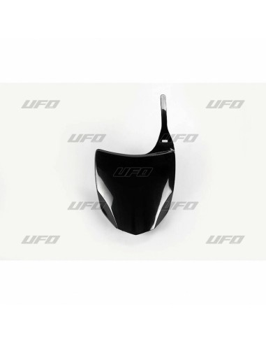 UFO Front Number Plate Black Kawasaki KX250F