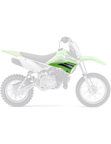 Plăcuță față UFO albă Kawasaki KLX110