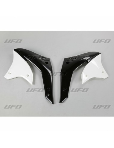 UFO Radiator Covers White Kawasaki KX450F