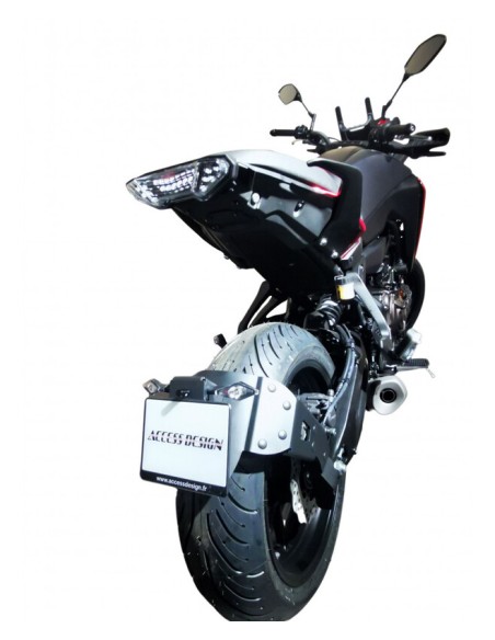 ACCESS DESIGN ''Wheel Fitted'' License Plate Holder Black - Yamaha MT-07 Tracer
