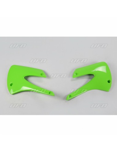 Huse pentru radiator UFO verde Kawasaki KX85/80