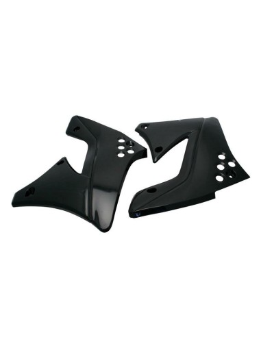 UFO Radiator Covers Black Kawasaki KX250F