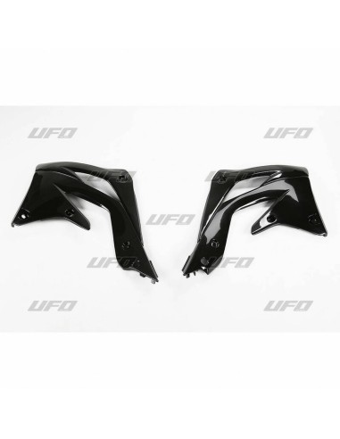 Huse pentru radiator UFO Negru Kawasaki KX450F