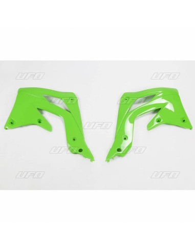 Huse pentru radiator UFO verde Kawasaki KX450F