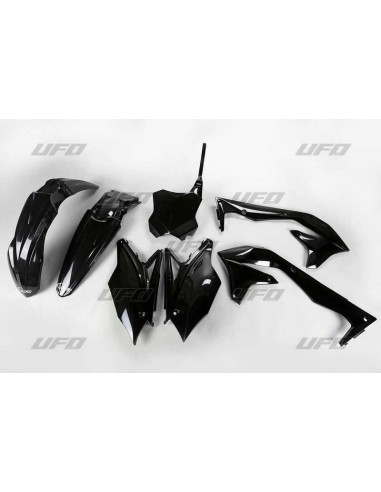 Kit plastic UFO Negru Kawasaki KX450F
