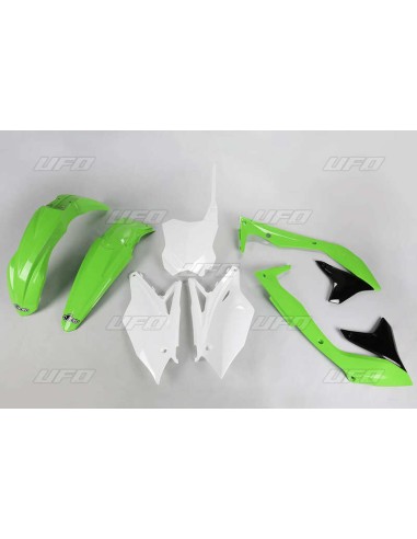 Kit plastic UFO Culoare OEM (2016) Verde/Negru/Alb Kawasaki KX450F