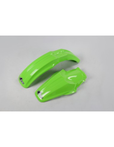 UFO Front/Rear Fender Kit OEM Color Kawasaki KX85 restylé