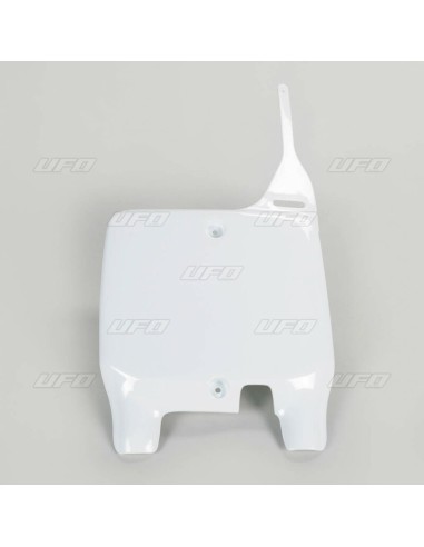 UFO Front Number Plate White Suzuki RM125/250