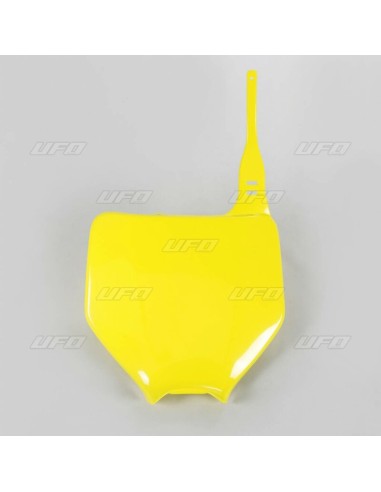 UFO Front Number Plate Yellow Suzuki RM-Z250