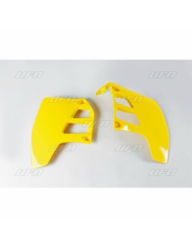 UFO Radiator Covers Yellow Suzuki RM125