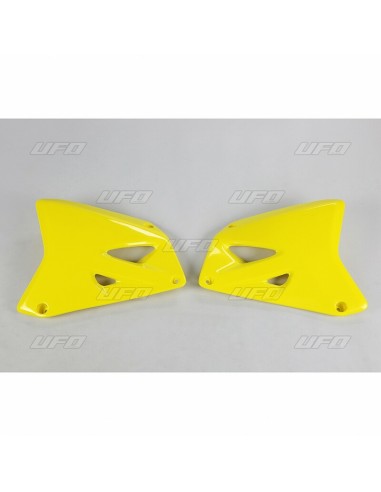 UFO Radiator Covers Yellow Suzuki RM125/250