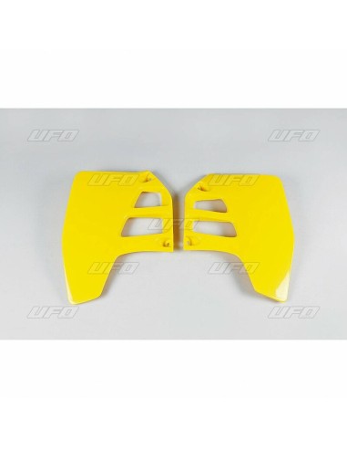 UFO Radiator Covers Yellow Suzuki RM125/250