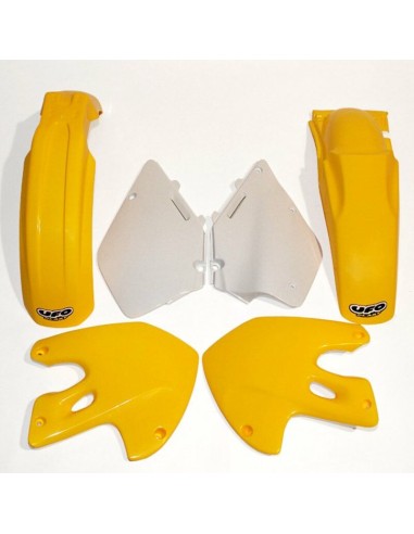 Kit plastic UFO Culoare OEM Galben/Alb Suzuki RM125/250