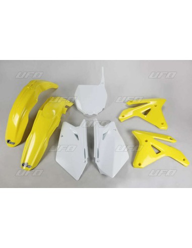 Kit plastic UFO Culoare OEM Galben/Alb Suzuki RM-Z450