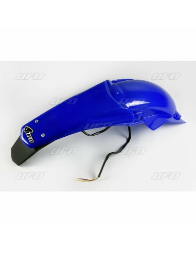UFO Rear Fender + Licence Plate Holder /w Light Reflex Blue Yamaha WR450F/250F