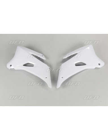 UFO Radiator Covers White Yamaha YZ250F/450F