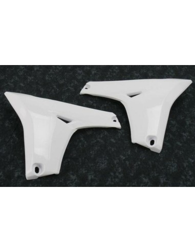 UFO Lower Radiator Covers White Yamaha YZ450F