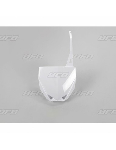 UFO Front Number Plate White Yamaha YZ85