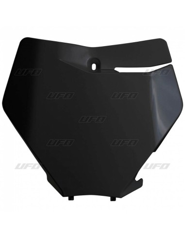 UFO Front Number Plate Black KTM SX/SX-F