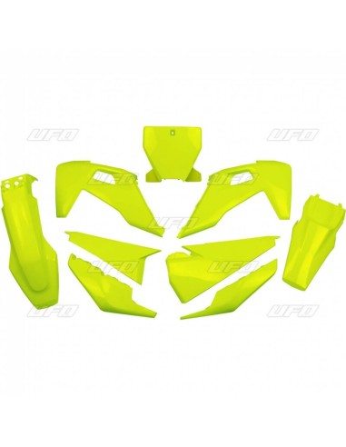 UFO Plastic Kit Neon Yellow Husqvarna FC/TC