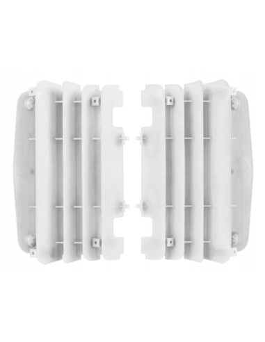 POLISPORT Radiator Louvers White Yamaha YZ450F