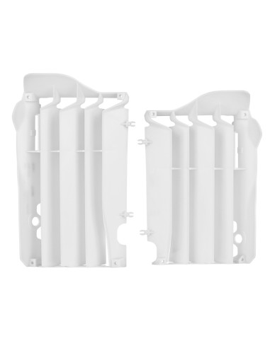 POLISPORT Radiator Louvers White Honda CRF450R