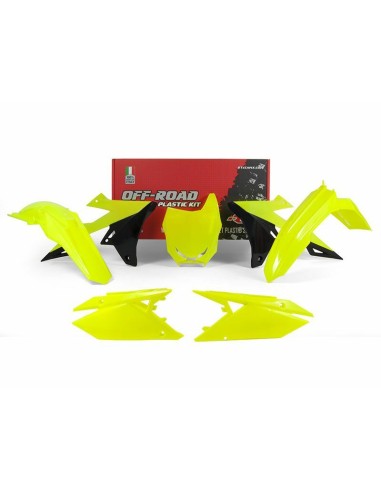 RACETECH Plastic Kit Neon Yellow/Black Suzuki RM-Z450