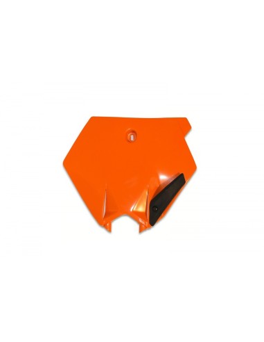 UFO Front Number Plate Orange KTM SX85