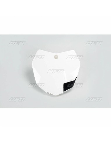 UFO Front Number Plate White KTM