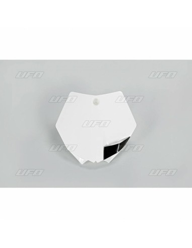 UFO Front Number Plate White KTM SX85