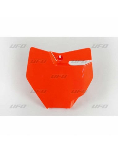 UFO Front Number Plate Orange KTM SX85